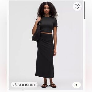 🌟NWOT🌟 Lululemon Nulu Slim-Fit High-Rise Maxi Skirt